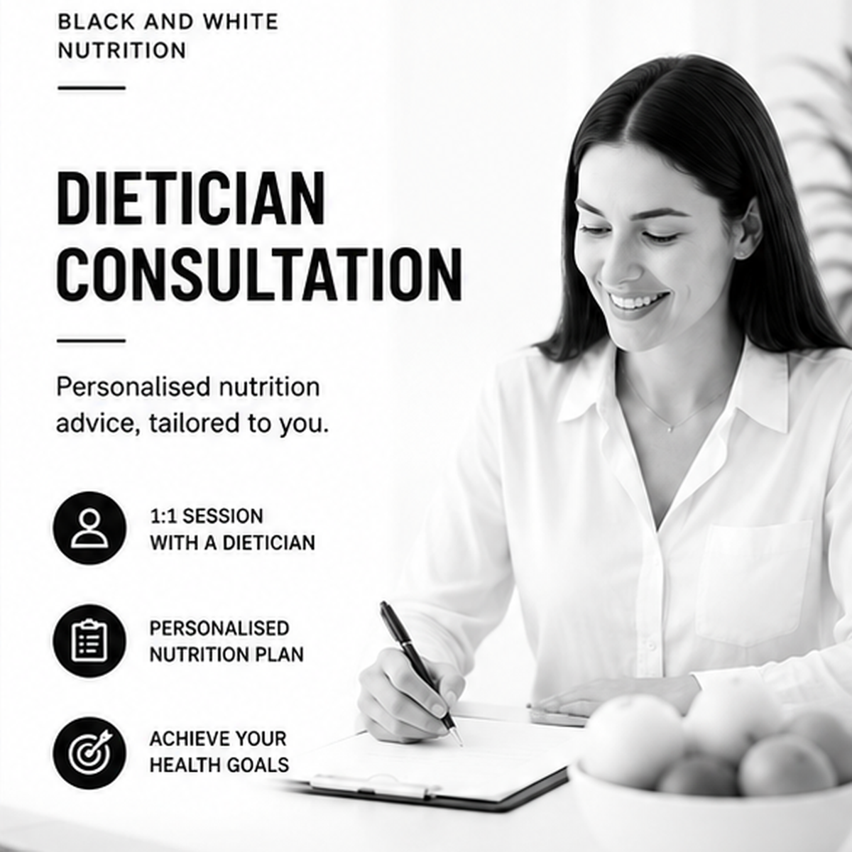 B+W Nutrition Consult - Dietician Session