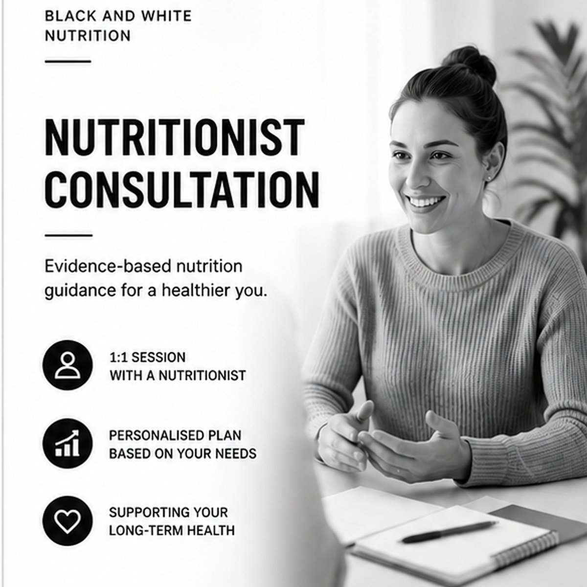 B+W Nutrition Consult - Nutritionist Session